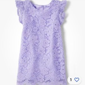 The Children’s Place Girls Purple Lace Shift Dress Medium (7-8) NEW